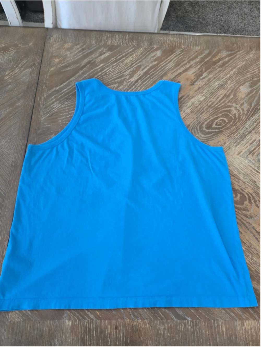 Nike Air Jordan Jumpman Graphic Tank Top Shirt XXL Blue Yellow Flaw